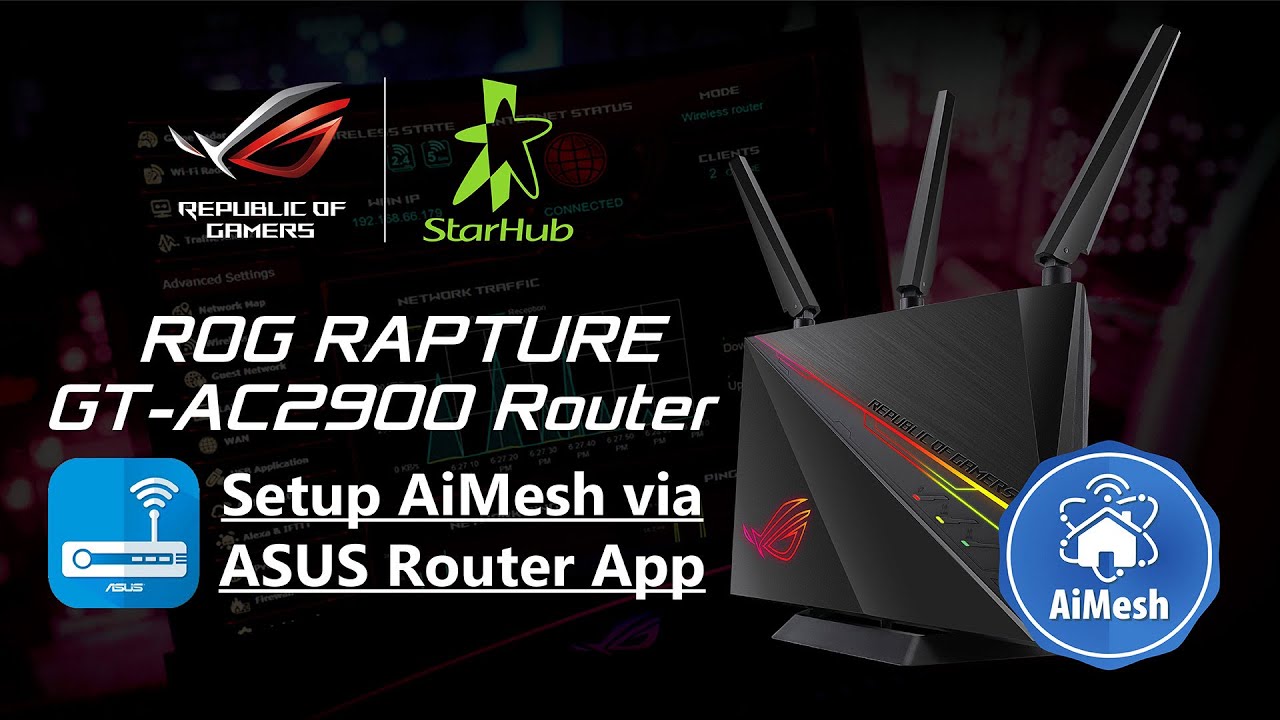 Set Up AiMesh: ROG Rapture GT-AC2900 | ASUS Router App Tutorial | ASUS Singapore