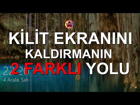 Windows 8/8.1/10 kilit ekranı kaldırma (Oturum açma ekranını iptal etme) #YouTubeRewind