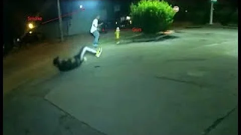 Akron Police release bodycam footage from night suspect shot victim before firing towards officers