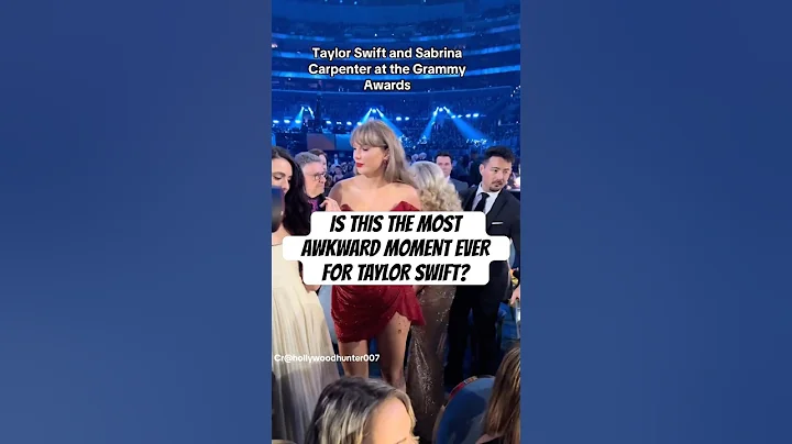 Did Sabrina Carpenter ignore Taylor Swift at the Grammys? #taylorswift #sabrinacarpenter