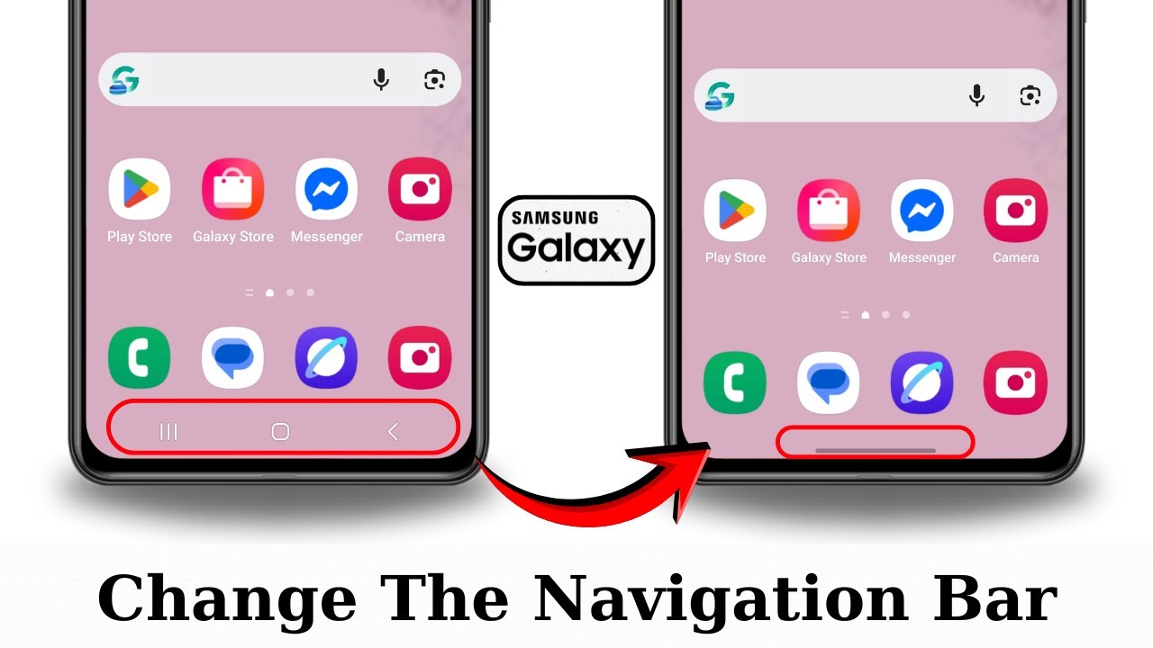 How to Change the Navigation Bar on Samsung Galaxy | Buttons, Gestures ...