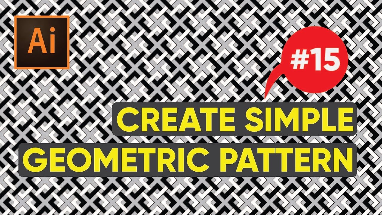 Create a Geometric Pattern #15 in Adobe Illustrator Urdu/Hindi I ...