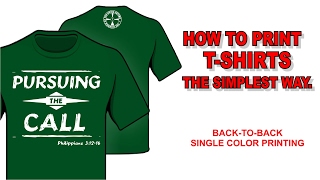 How to Print T-shirts the Simplest Way