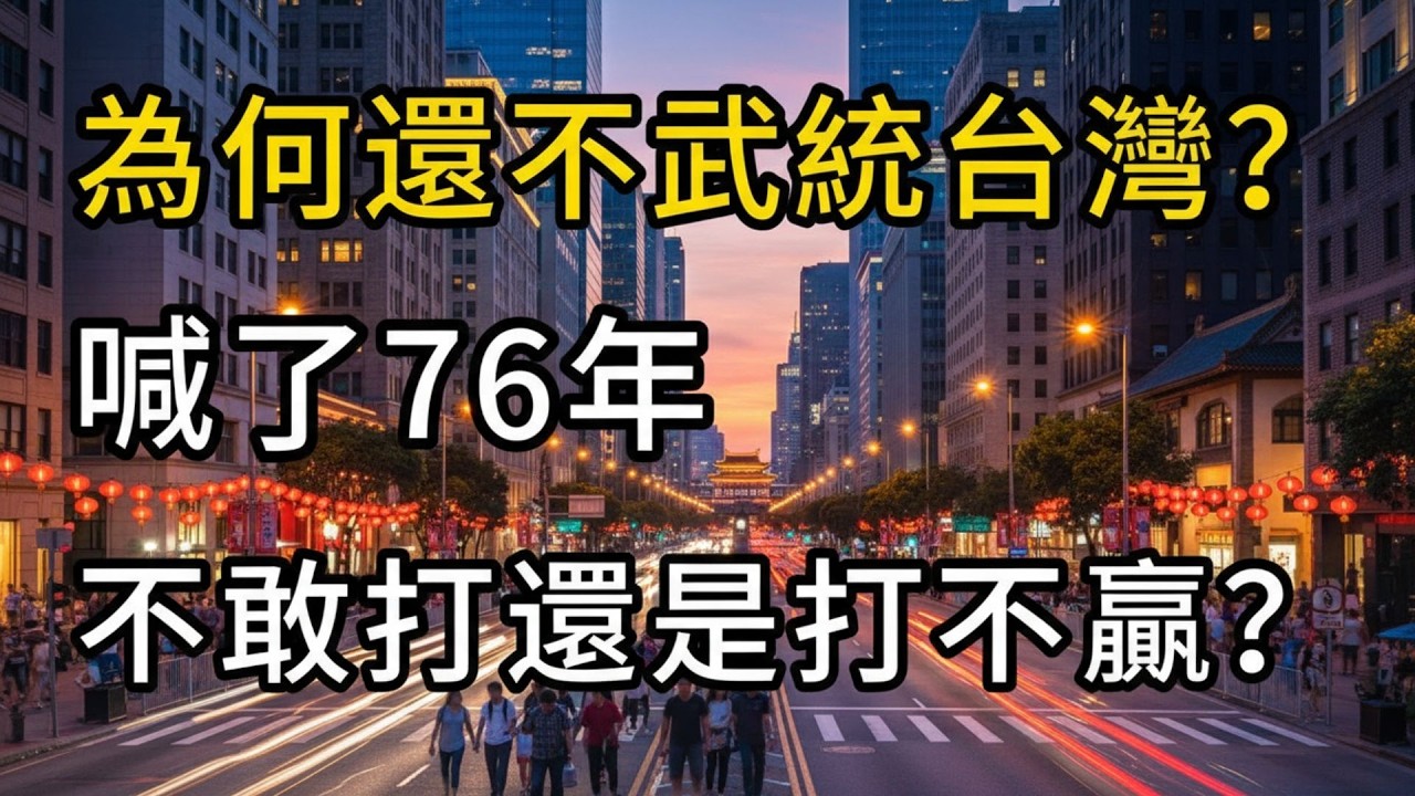 🧧武統？大陸為何不打台灣？都喊了76年還不打？不敢打還是打不過？🧧