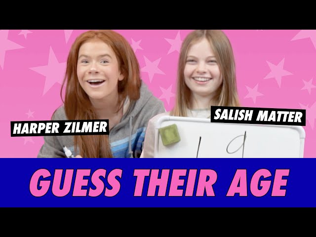 Salish Matter vs. Harper Zilmer - Guess Their Age class=