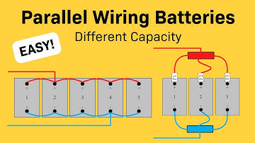 How to Charge Batteries in Parallel With Different Capacity