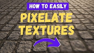 How To Pixelate Textures Easily - Unreal Engine 5 Tutorial