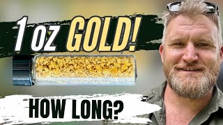 This Is What It Takes to Recover 1 Ounce of Gold Highbanking…