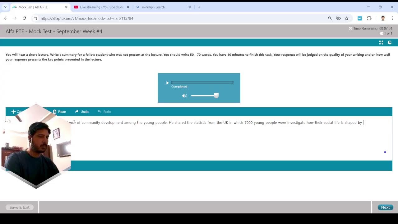 PTE Exam Preparation - Cont. Ep 4
