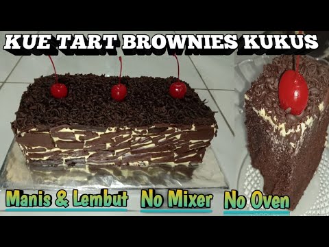  KUE  TART BROWNIES  KUKUS  KUE  ULANG  TAHUN  MANIS LEMBUT 