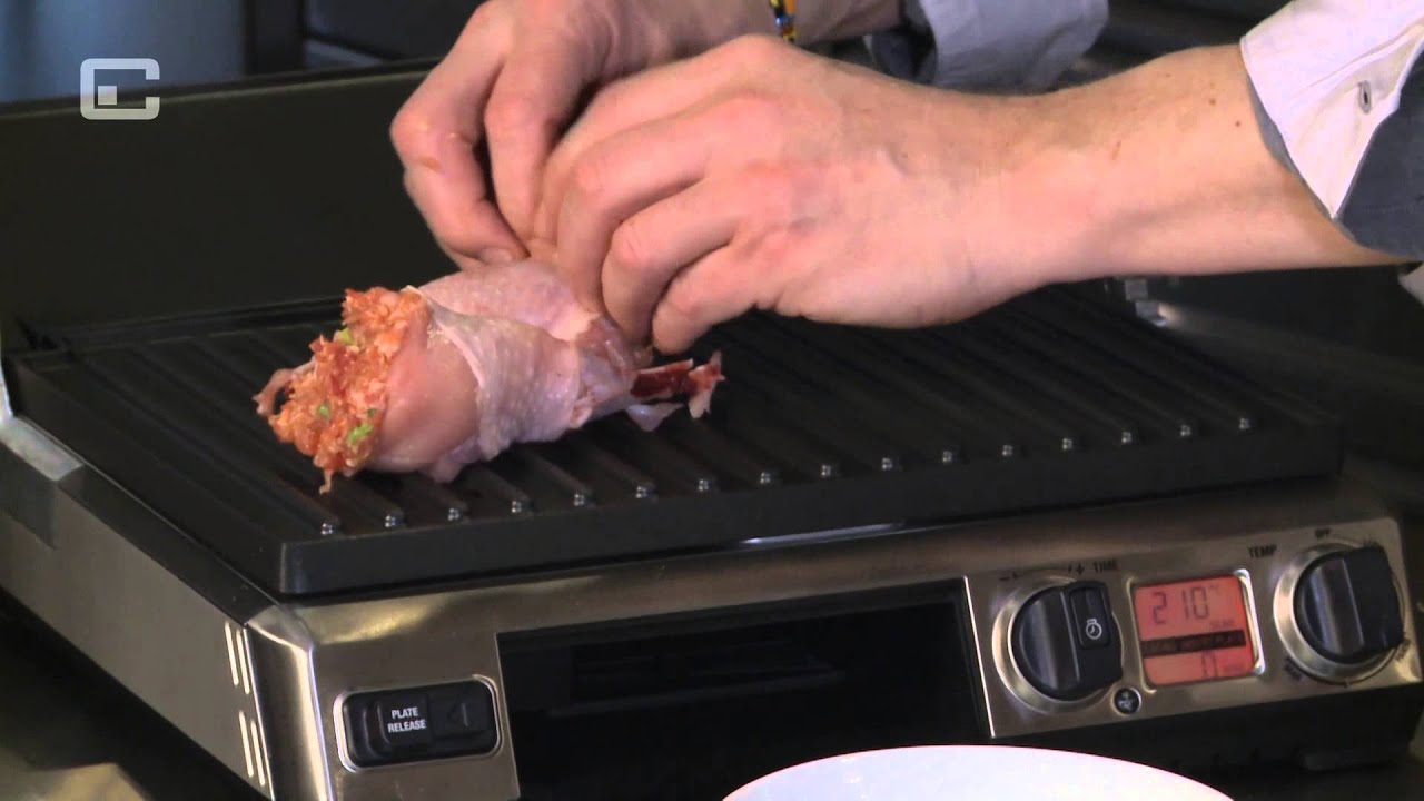 Grilované plněné kuřecí paličky