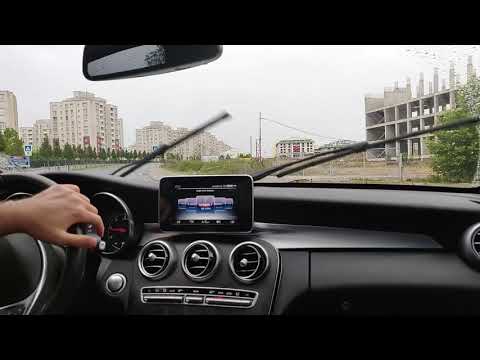 2017 Mercedes c200d AMG Rainy Drive & Drifting