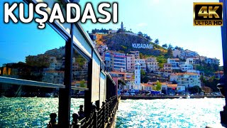 WALK IN KUŞADASI AYDIN TÜRKİYE | 8 April 2024 | 4k UHD 60fps