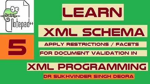 To impose/mention XSD Restrictions on XML document