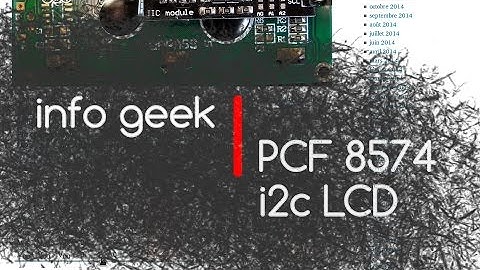 écran LCD avec 4 fils Arduino #électronique