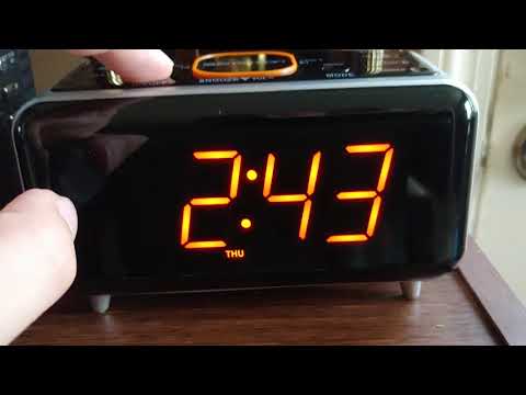 Emerson smart set clock CKS1521 - YouTube