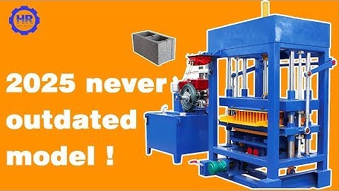 QT4-30 diesel engine zigzag paver brick machine for making color waves paving bricks