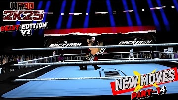 WR3D 2K25 BEAST EDITION V2 BY SHUBSEN NEW MOVES MANDIBLE CLAW | PART-14|