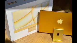 💛 YELLOW iMac M3 Unboxing 🤩