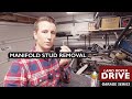 How to remove exhaust manifold studs - DIY -  NO Special tools