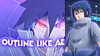 Outline Like Ae - tutorial || Alight motion