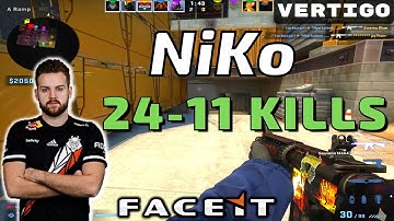 CSGO POV NiKo (24-11) Vertigo 𝙒𝙞𝙣 (16-6) / Faceit 13.01.2023