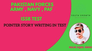 pointer story writing in issb  #issb  #pakarmy  #issbpreparation