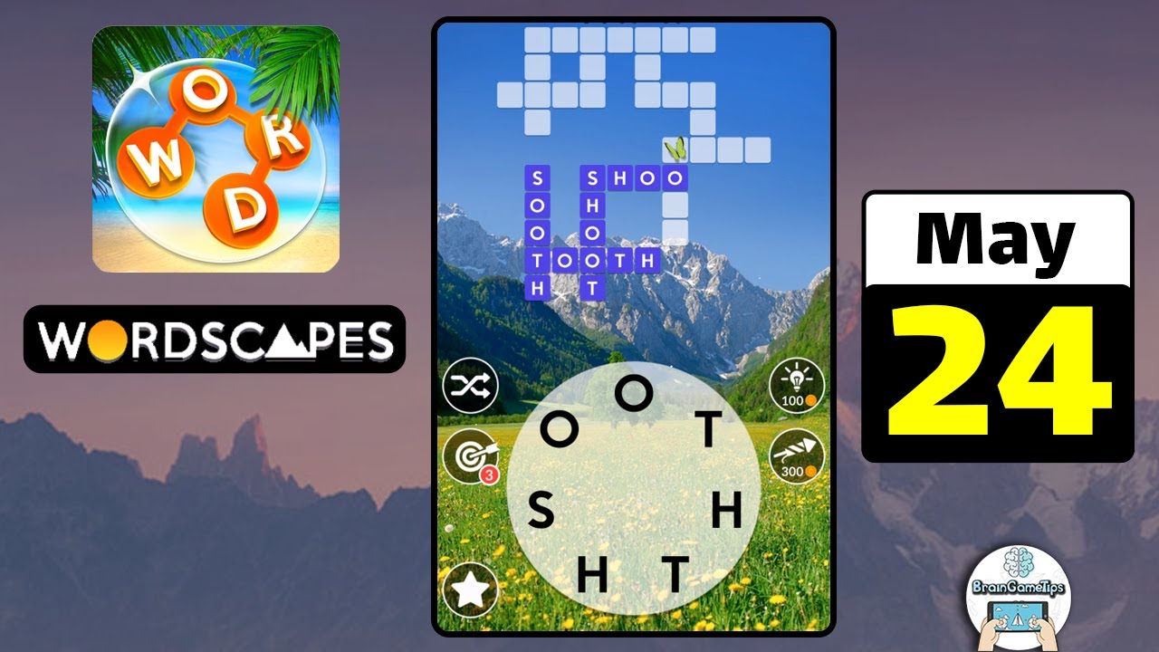 Wordscapes Daily Puzzle May 24 2022 Answer YouTube