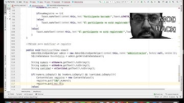Video 4.- App MyTanda. Ejemplo de SQLite y Android Studio.