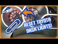 Reset Toyota dash lights VSC ABS Traction Control Corolla Matrix 2010