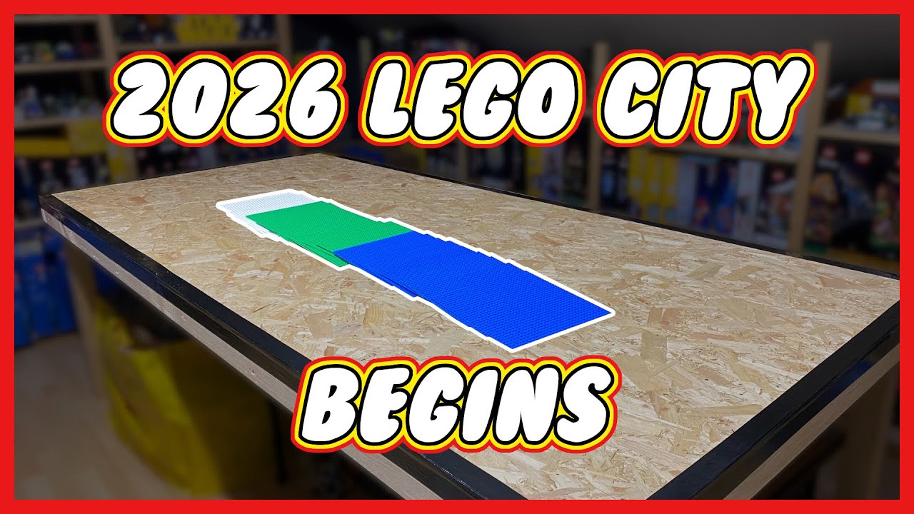 Starting A LEGO CITY In 2026 | Initial Layout