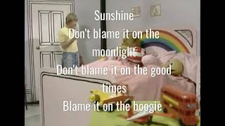 The Jackson 5 - Blame It On The Boogie (Lyrics on screen)