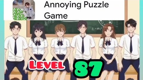 Annoying puzzle game level 87 help the couple get their correct position #gameplay #youtubevideo