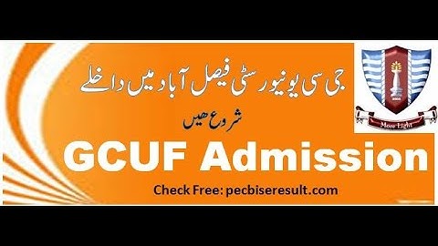 How to apply online in Gc university Faisalabad 2022 | Complete step by step Method to apply in GCUF