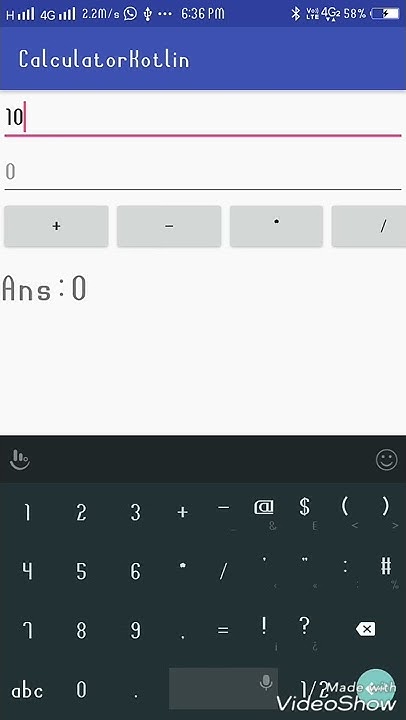 How to build a Simple Calculator in Kotlin - YouTube