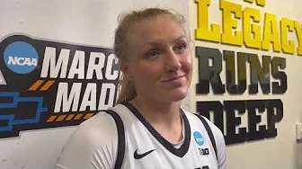 Sydney Affolter scored Iowa women's basketball's biggest basket in NCAA win over West Virginia thumbnail