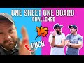 1 Sheet + 1 Board 48 Hour Chair Build Challenge!