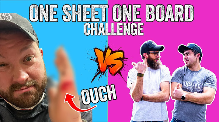 1 Sheet + 1 Board 48 Hour Chair Build Challenge!