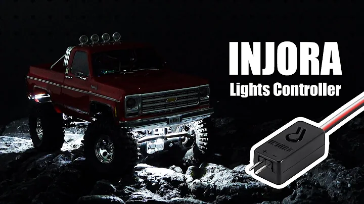 INJORA Rock Lights Kit with Controller for 1/18 1/24 RC Crawler