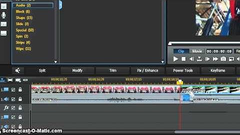 Cyberlink Powerdirector 12 Audio transition