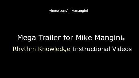 Mike Mangini MegaTrailer for 3 Systems