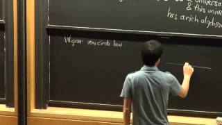 Minerva Lectures 2013 - Terence Tao Talk 3: Universality for Wigner random matrices