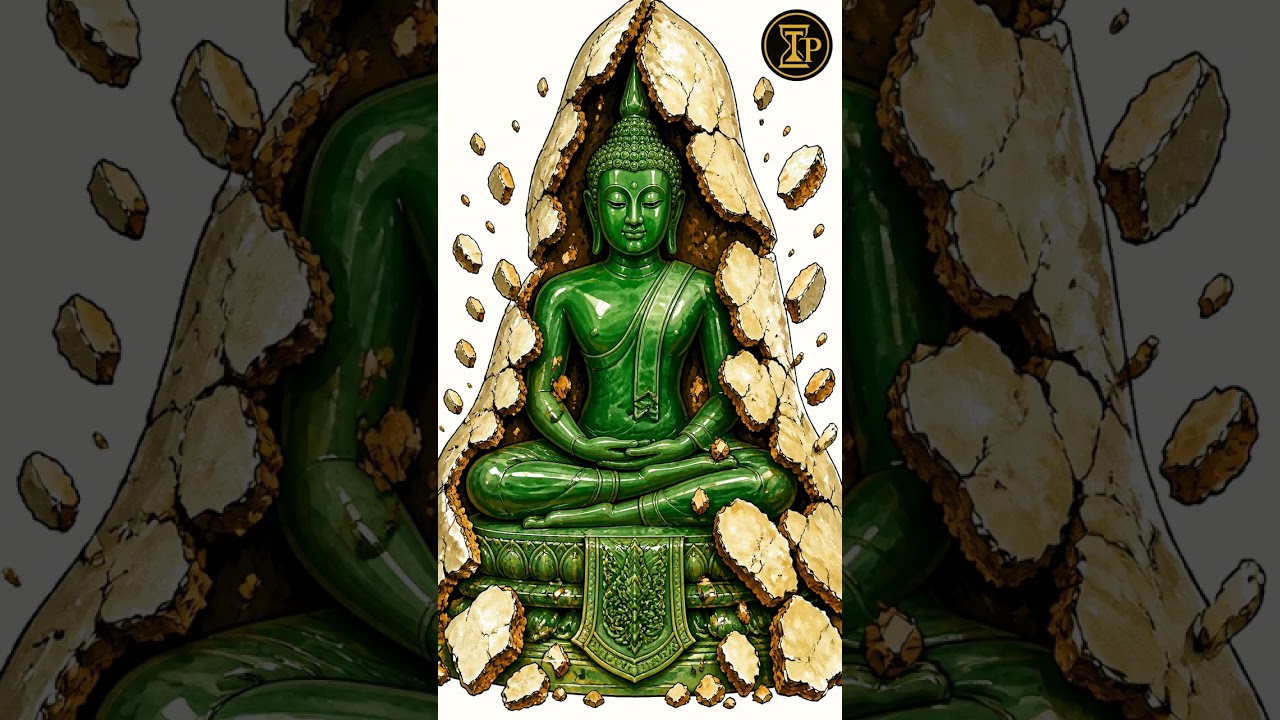 金？とエメラルド？で出来た小さなBuddha タイ王国で購入 金？とエメラルド？で出来た小さなBuddha タイ王国で購入 Thailand's