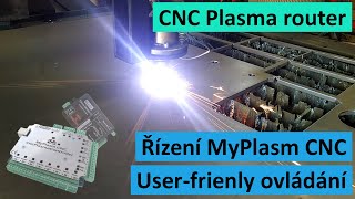 Řízení CNC plazmové řezačky - MyPlasm CNC