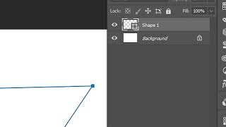 Drawing Straight Lines with Pen tool in Photoshop