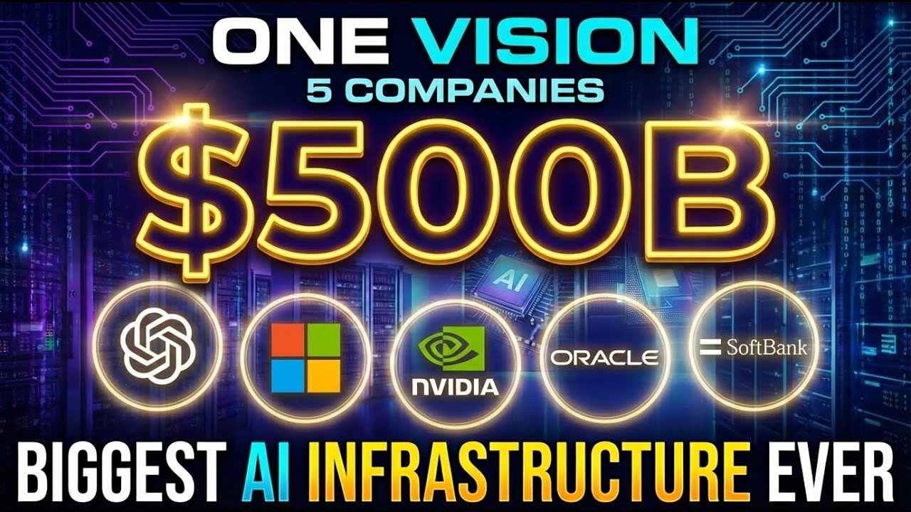 $500B AI Infrastructure 5 Companies, ONE Vision, BIGGEST Project Ever - Endless Factories