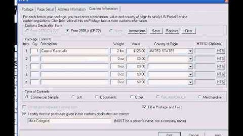 International Shipping with Endicia