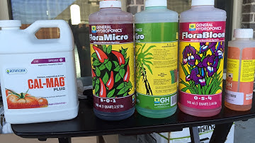 How to Mix Hydroponic Nutrients - Masterblend & General Hydroponic Flora Series