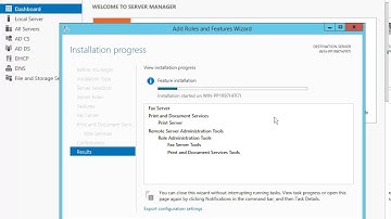 how to install fax server in windows server 2012 r2