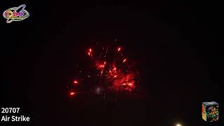Air strike cosmic fireworks 